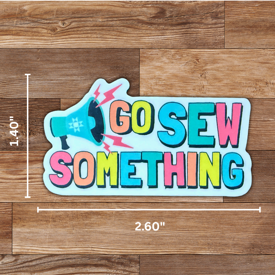 Go Sew Something Sticker - 4 Pack