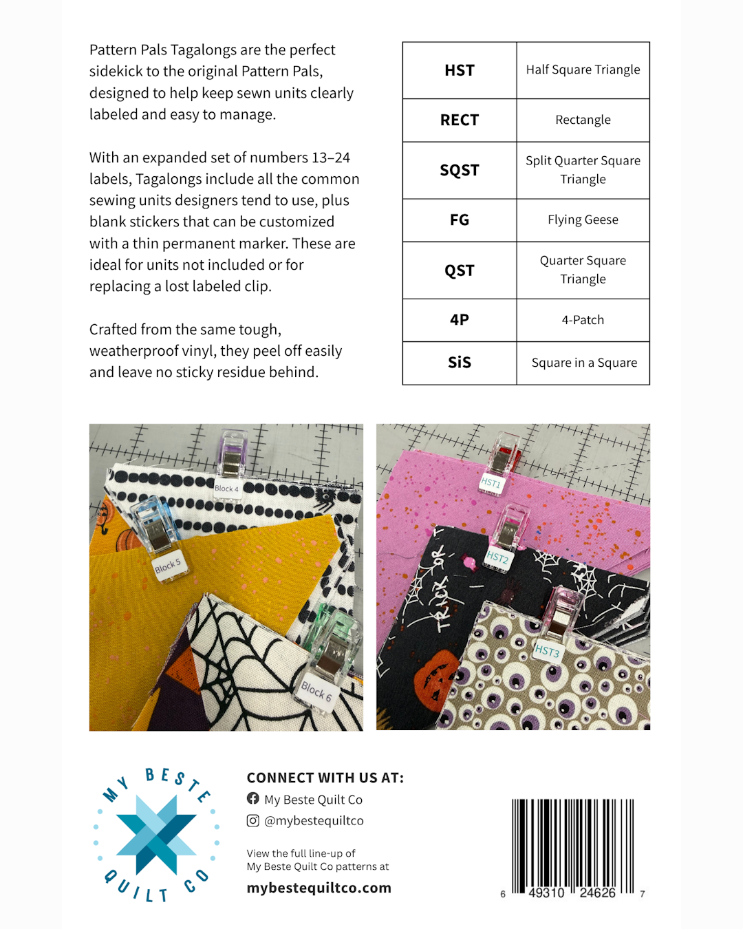 Patterns Pals Tagalongs