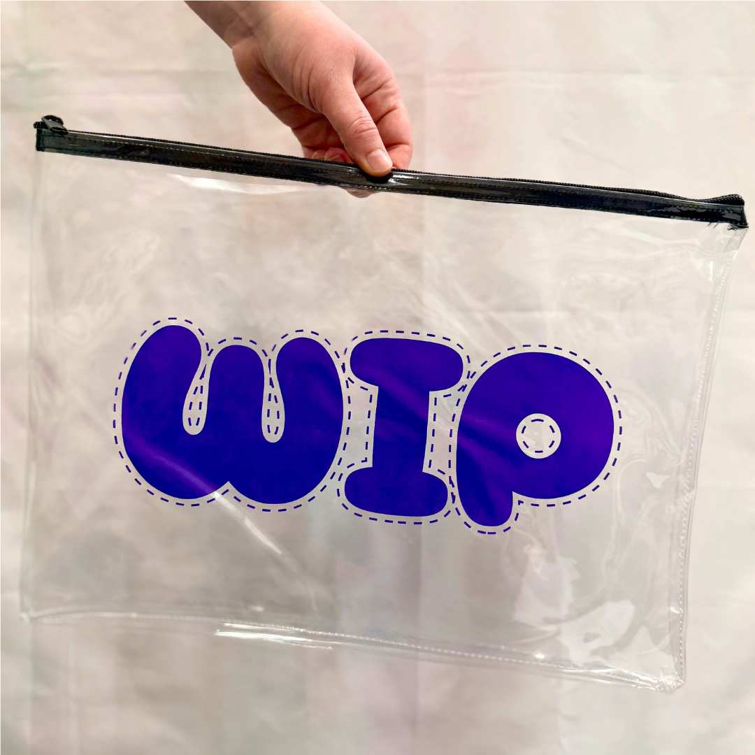 T2Q Co-Op 'WIP' Vinyl Project Bag