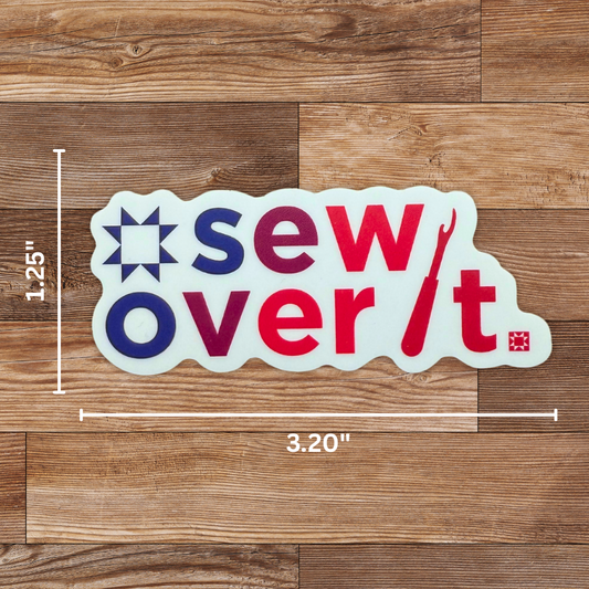 Sew Over It Sticker - 4 Pack