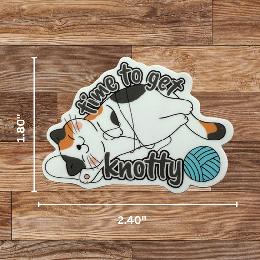 Time to Get Knotty Sticker - 4 Pack