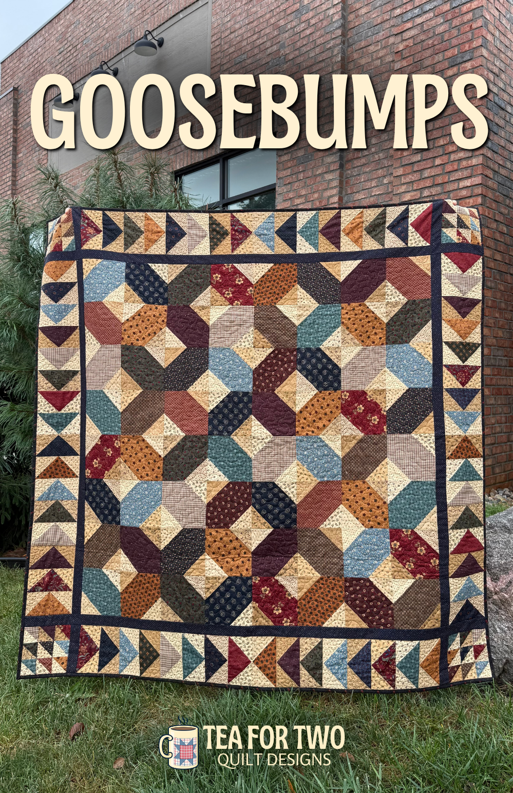 Goosebumps Quilt Pattern by Tea for Two Designs