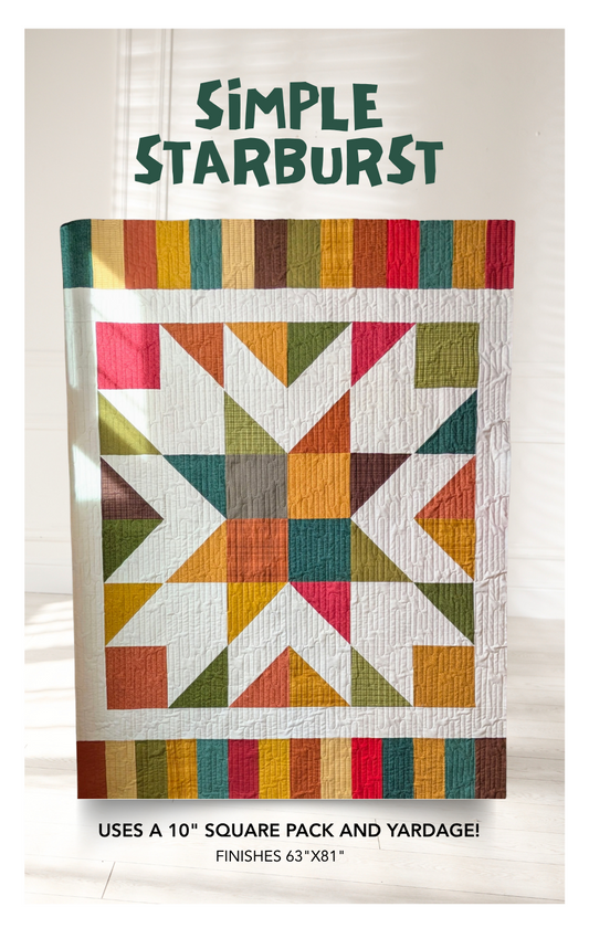 Simple Starburst Quilt Pattern