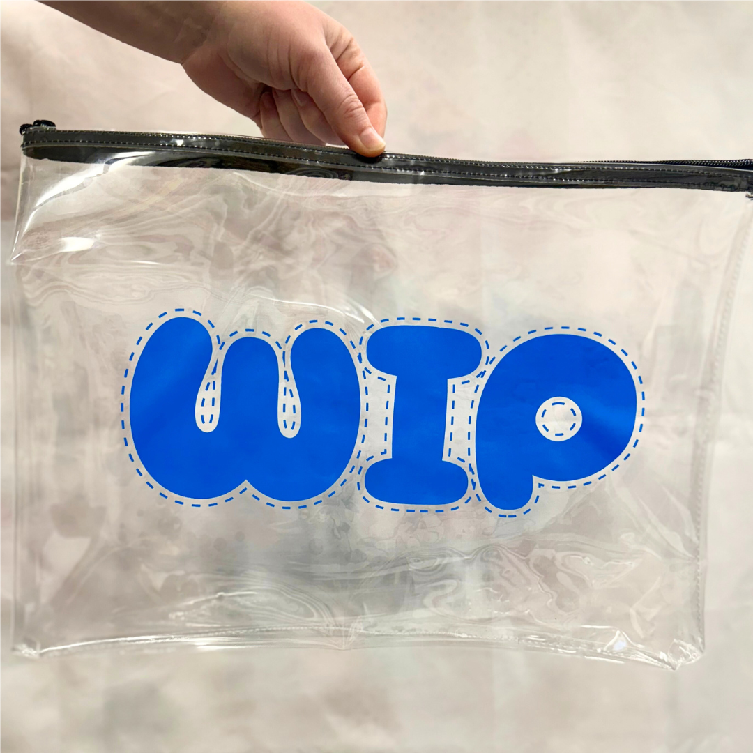 T2Q Co-Op 'WIP' Vinyl Project Bag