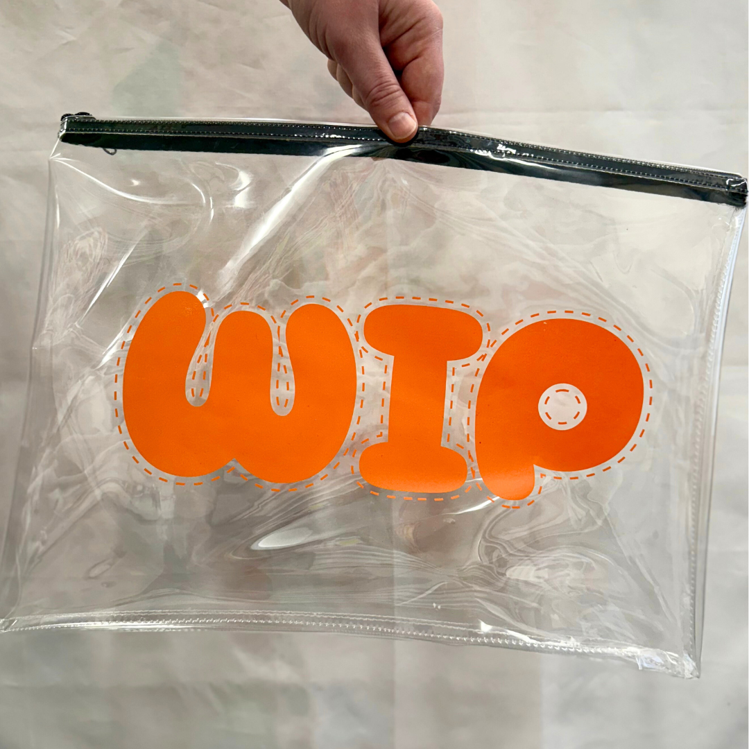 T2Q Co-Op 'WIP' Vinyl Project Bag