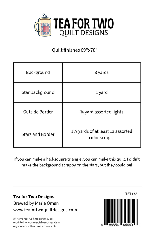 Wicker (The Quilt) Quilt Pattern by Tea for Two Designs