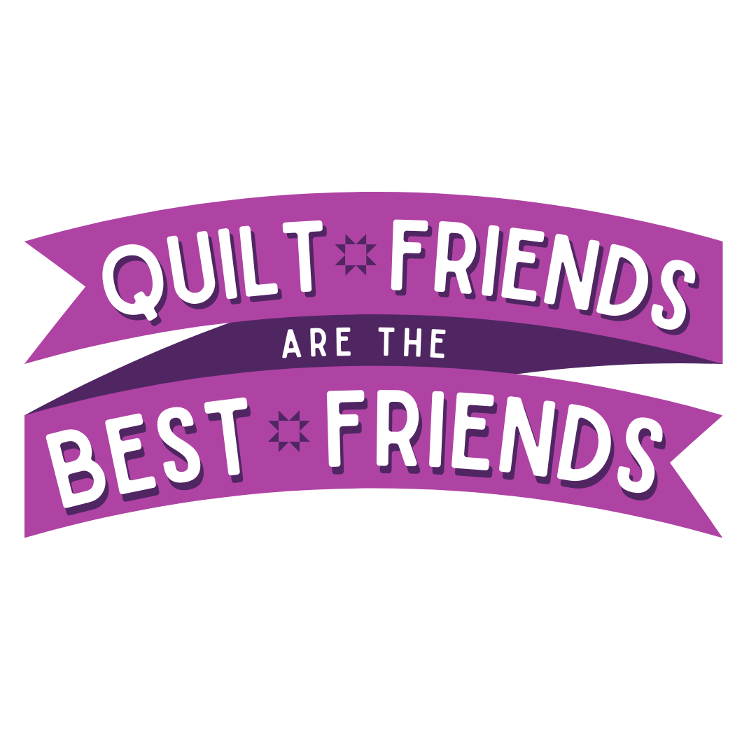 Quilt Friends are the Best Friends Sticker - 4 Pack